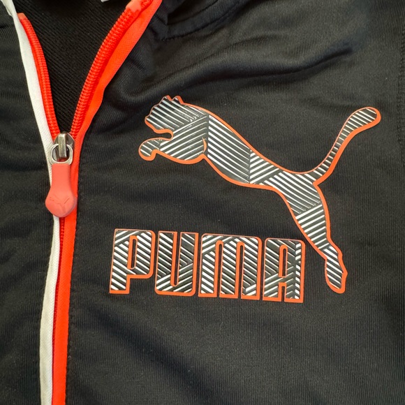 Boys Puma Zippered Hooded Sweatshirt Size M (10/12) - Picture 5 of 9